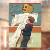 Begin jaren 1900  Halloween Groeten Raamsticker (Vel 2)