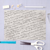 Begin jaren 1900: Heartwarming Music Teacher Notes Tissuepapier (Craft)