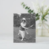 Begin jaren 1900 Mode Tennis Briefkaart (Staand voorkant)