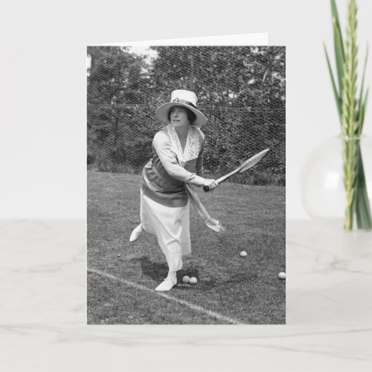Begin jaren 1900 Mode Tennis Kaart (Voorkant)