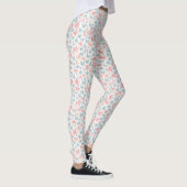 Begin jaren 1900 Repro Floral Print Leggings (Rechts)