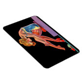 begin jaren 40: een prachtig meisje met een pin-up magneet (Rechterzijde)