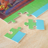 begin jaren '40: Prachtige pin-up girl Legpuzzel (Zijkant)