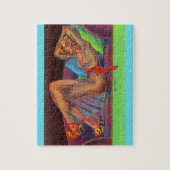 begin jaren '40: Prachtige pin-up girl Legpuzzel (Verticaal)