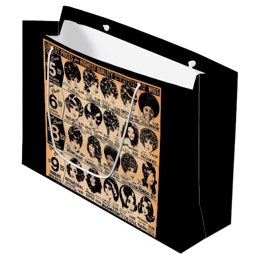 begin jaren zeventig van de vorige eeuw pruik - re groot cadeauzakje (Voorkant Gekanteld)