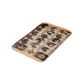 begin jaren zeventig wijk reclame badmat (Gekanteld)