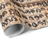 begin jaren zeventig wijk reclame cadeaupapier (Rol Hoek)