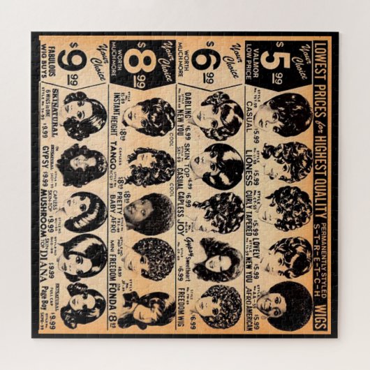 begin jaren zeventig wijk reclame legpuzzel (Horizontaal)