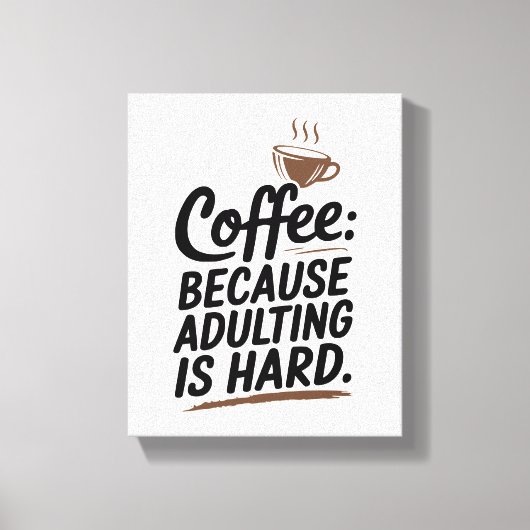 Begin je dag goed met dit koffiescenario canvas afdruk (Voorkant)