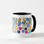Begin je dag met Crypto-kleuren! Mok (Voorkant rechts)
