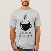 Begin je dag met de Earl Grey Way Tea Lover T-shirt (Voorkant)