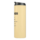 Begin je dag met een flinke dosis humor! Deze unie Thermosbeker (Geroteerd rechts)