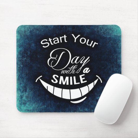 Begin je dag met een glimlach muismat (Met muis)
