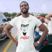 Begin je dag met een glimlach schort