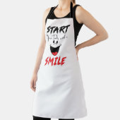 Begin je dag met een glimlach schort (Insitu)