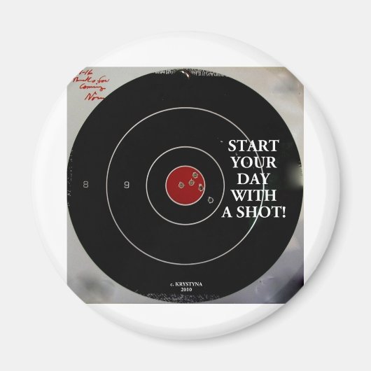 BEGIN JE DAG MET EEN SCHOT MAGNEET (Voorkant)