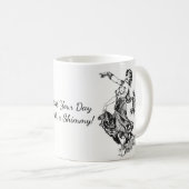 Begin je dag met een Shimmy!  Belly Dancer Koffiemok (Voorkant rechts)