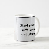 Begin je dag met een sprankje vreugde koffiemok (Voorkant rechts)