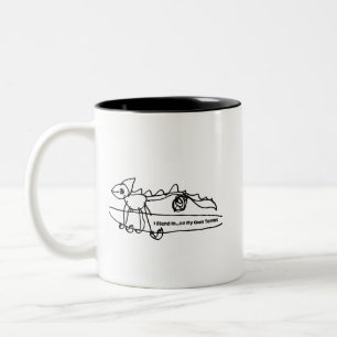 Begin je dag met een uitbarsting van zelfexpressie tweekleurige koffiemok