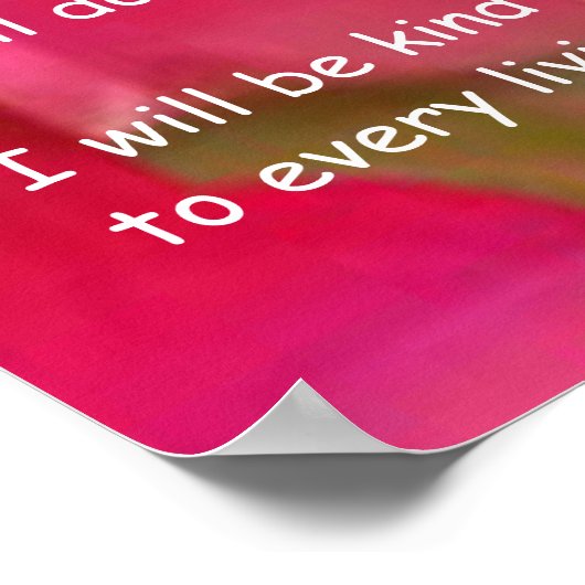 Begin je dag met Golden Words Poster (Hoek)