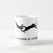 Begin je dag vrij met een Flying Trapeze Coffeemug Koffiemok (Center)