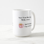 Begin je ochtend met een glimlach op een koffiemok (Voorkant rechts)