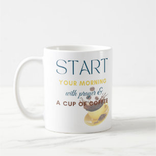 Begin je ochtend met gebed en een kopje koffie koffiemok