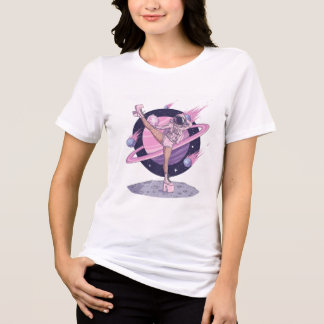 Begin je zomer in stijl met deze glittershow Tri-Blend shirt