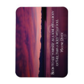 Begin jezelf te zien Inspirerend fotomagneet Magneet (Verticaal)