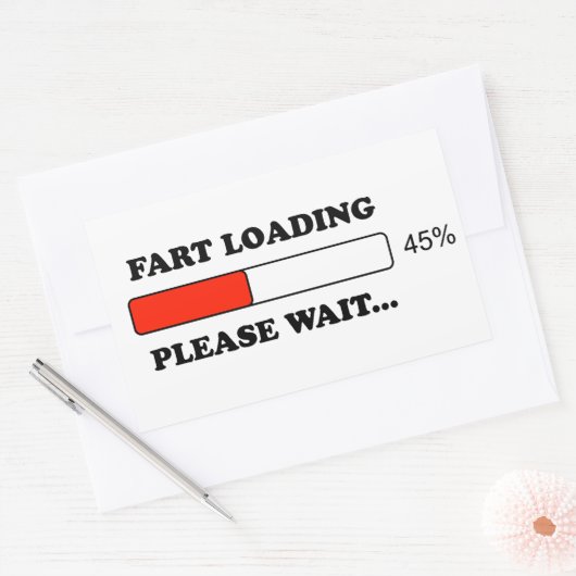 Begin laden rechthoekige sticker (Envelop)