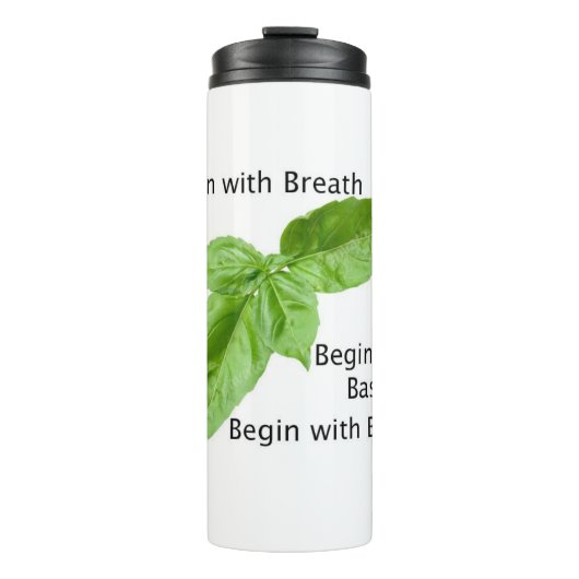 Begin met Basil Tumbler Thermosbeker (Voorkant)