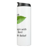 Begin met Basil Tumbler Thermosbeker (Geroteerd rechts)