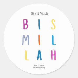 Begin met Bismillah - Stickers