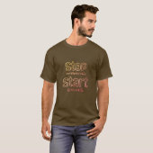 Begin met draaien T-Shirt stoppen (Voorkant volledig)