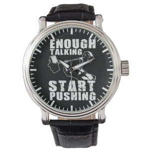 Begin met duwen - Bench Press - Workout Motivatie Horloge