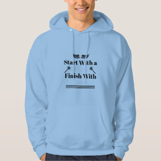 Begin Met Een Droom Einde Met Succes Inspiratie Hoodie