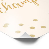 Begin met glimlachen en eindig met champagne foto afdruk (Hoek)