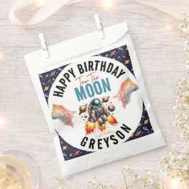 Begin met het slepen van de maan 2e verjaardag rui bedankzakje