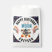 Begin met het slepen van de maan 2e verjaardag rui bedankzakje (Voorkant)