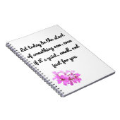 Begin met iets nieuws: Inspirerend Notitieboek (Rechterzijde)