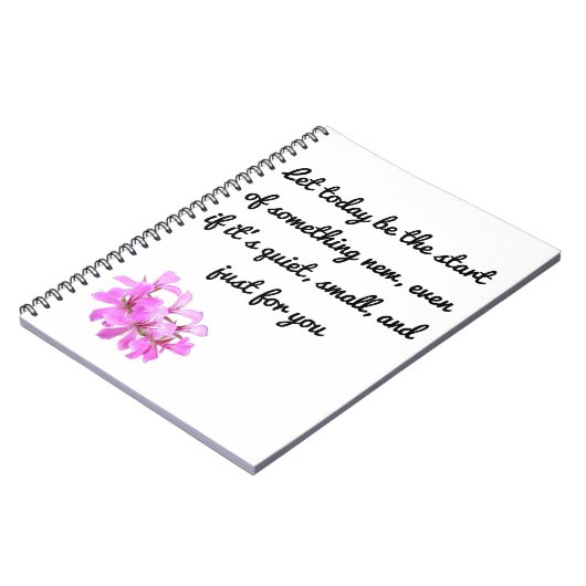 Begin met iets nieuws: Inspirerend Notitieboek (Linkerzijde)