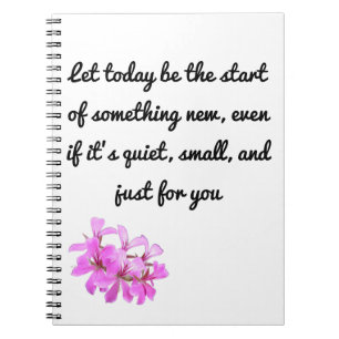 Begin met iets nieuws: Inspirerend Notitieboek