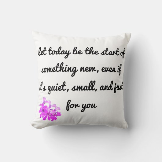 Begin met iets nieuws: Inspirerend Sierkussen (Voorkant)