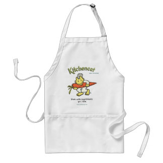 "Begin met ingrediënten waar je van houdt" Apron Standaard Schort