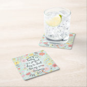 Begin met je dromen te leven kartonnen onderzetters (Insitu)