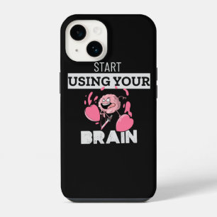Begin met je hersenen te gebruiken Grappig herse iPhone 14 Hoesje