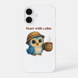 Begin met kalmte - Mindfulness iPhone 16 Hoesje