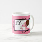 Begin met koffie, eindig met bubbelig... koffiemok (Voorkant rechts)