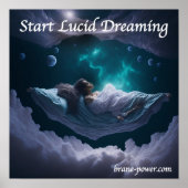 Begin met Lucid Dreaming Poster (Voorkant)