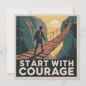 Begin Met Moed Kaart (Voorkant)